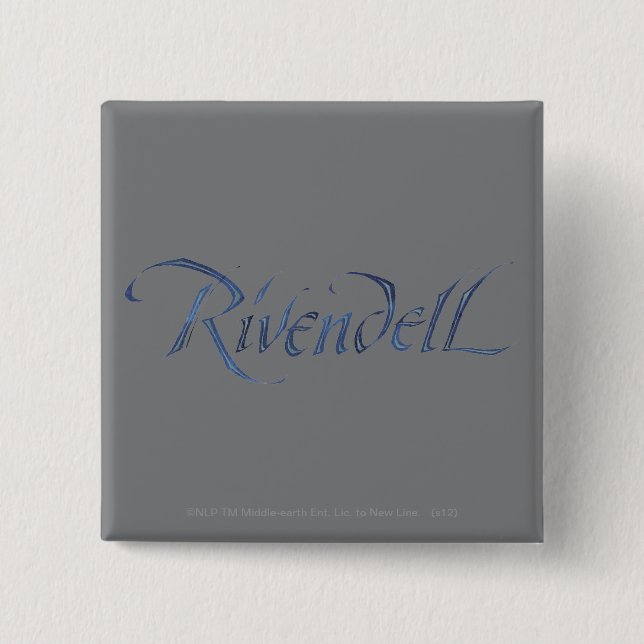 Rivendell Name Textured Button (Vorderseite)