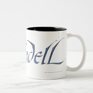 Rivendell Name Textured Zweifarbige Tasse