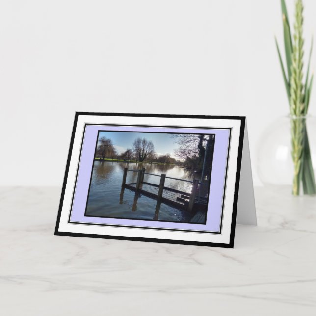 River Avon, Stratford-Upon-Avon Greetings Card Karte (Vorderseite)