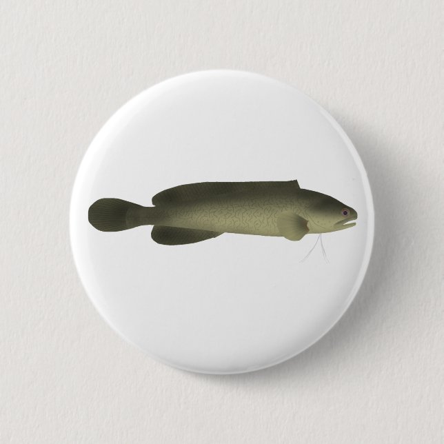 River Blackfish Print, Value Poster Paper (Matte) Button (Vorderseite)
