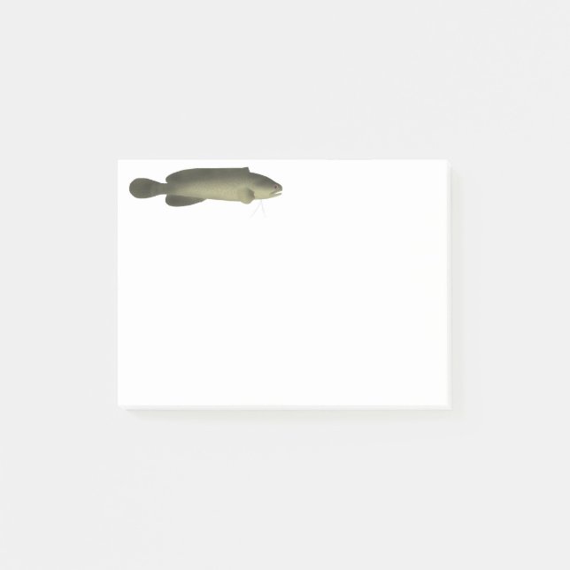 River Blackfish Print, Value Poster Paper (Matte) Post-it Klebezettel (Vorderseite)