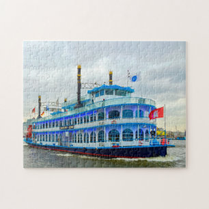 River Boat Hamburg Deutschland. Puzzle