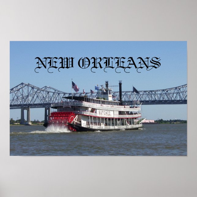 River Boat Poster (Vorne)