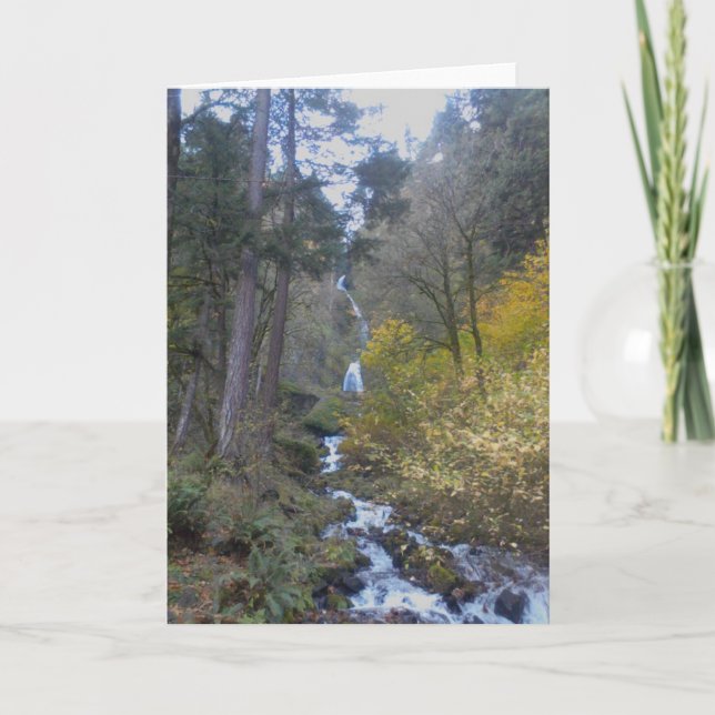 River Falls Greeting Card Karte (Vorderseite)