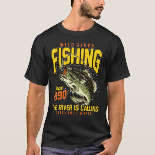 River Fishing Sie zu Nah T-Shirt