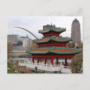 River Garden - Des Moines, Iowa # 2 Postkarte