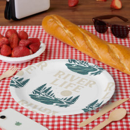 River Is Life Paper Tellers - Nature Inspiriert Pa Pappteller