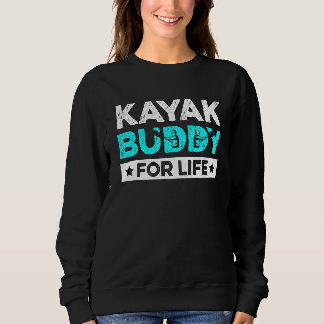 River Kayaking Design für Ihren Kajak Son Sweatshirt (Vorderseite)
