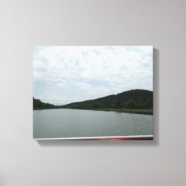 River Landscape Fotografy Canvas Print Decor Leinwanddruck (Vorderseite)