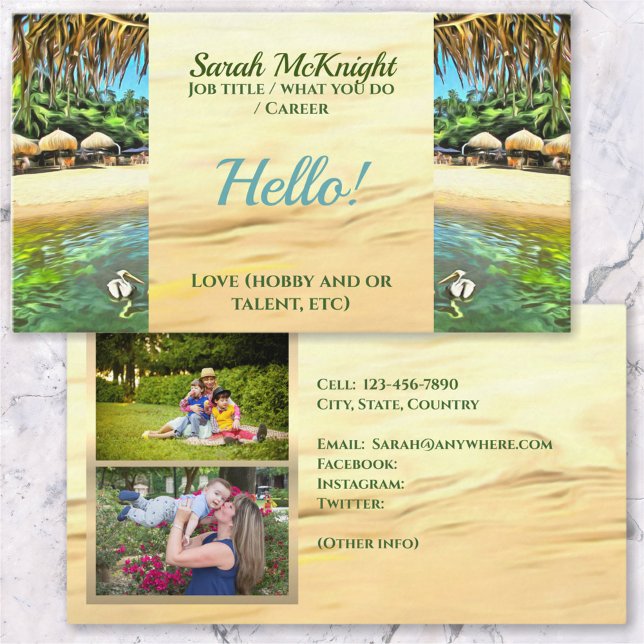 River Meets Ocean 0330 Calling Card Telefonnummerkarte (Von Creator hochgeladen)