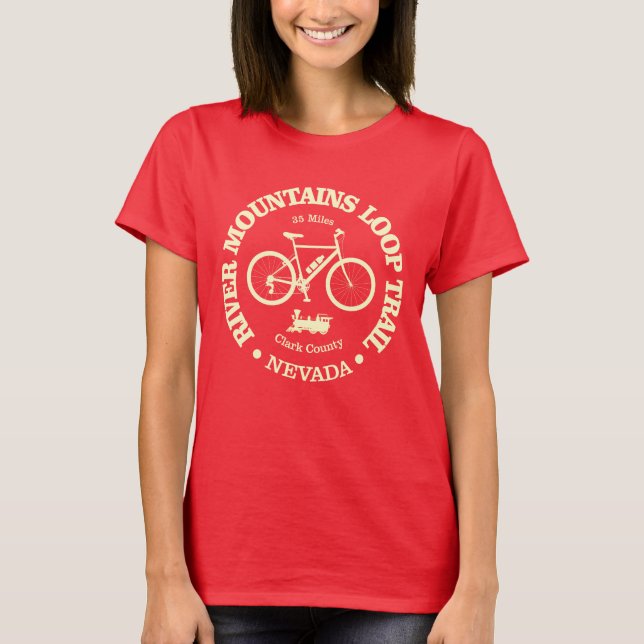 River Mountains Loop Trail (Radfahren) T-Shirt (Vorderseite)