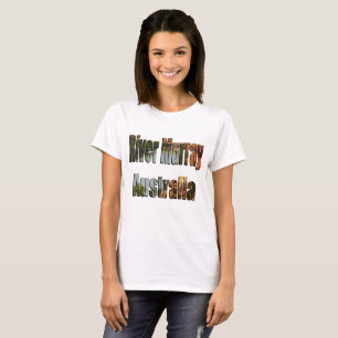 River Murray Australia Picture Logo, T-Shirt