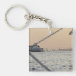 River Nile Sunset Acrylic Key Ring Schlüsselanhänger