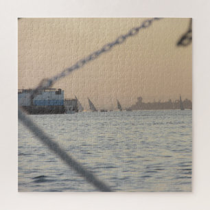 River Nile Sunset - Ägypten Jigsaw Puzzle