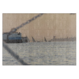 River Nile Sunset Chopping Board Schneidebrett