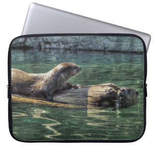 River Otter Animal-Lover's Wildlife Foto Laptopschutzhülle