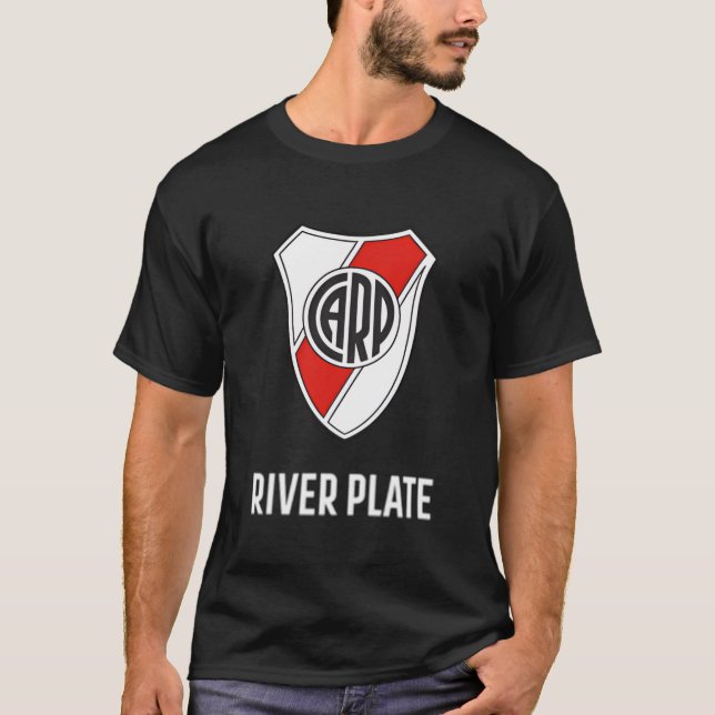 River Plate Argentina River Shield Print T-Shirt (Vorderseite)