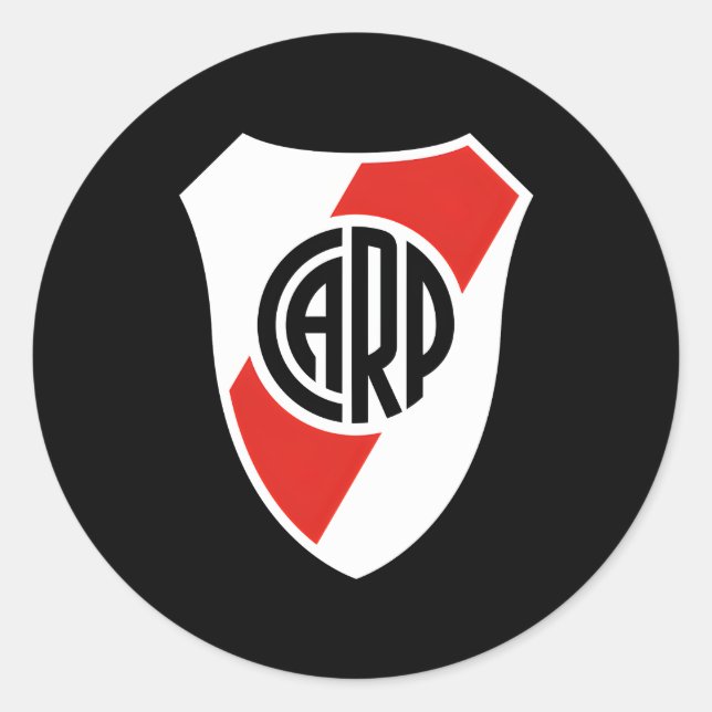 River Plate Argentina Shield 2022 Runder Aufkleber (Vorderseite)