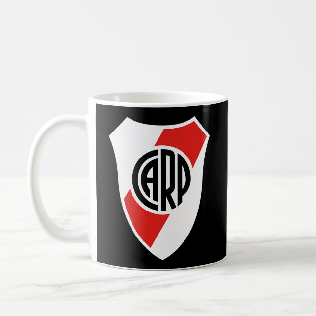 River Plate Argentinien - Schild 2022 Kaffeetasse (Links)