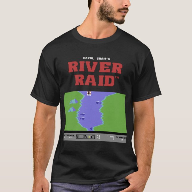 River Raid für C64 und andere Heimcomputer Freund T-Shirt (Vorderseite)