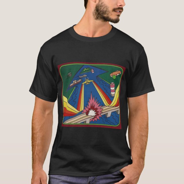 River Raid Premium Freund retro T-Shirt (Vorderseite)