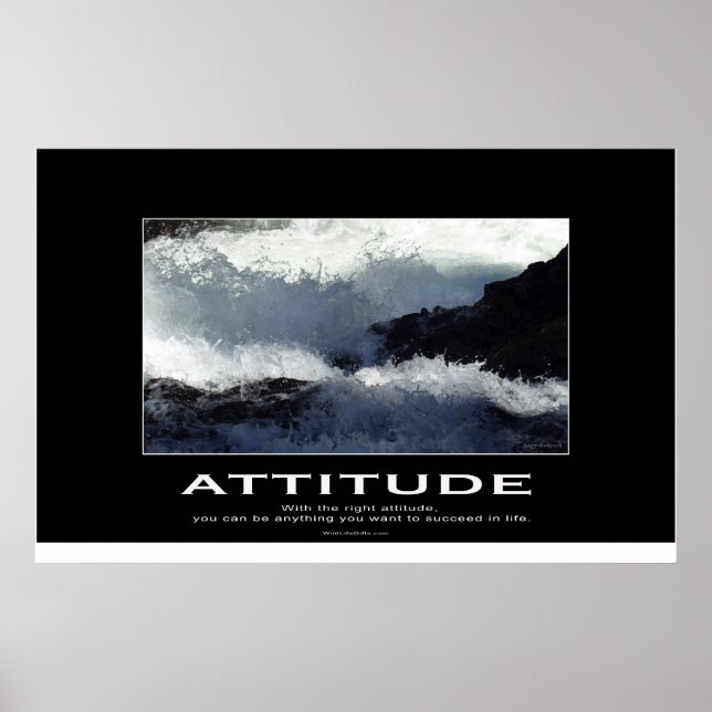 River Rapids Nature Motivierend Foto Poster (Vorne)