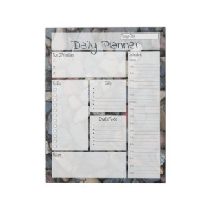 River Rock Daily Planer Pages Notizblock
