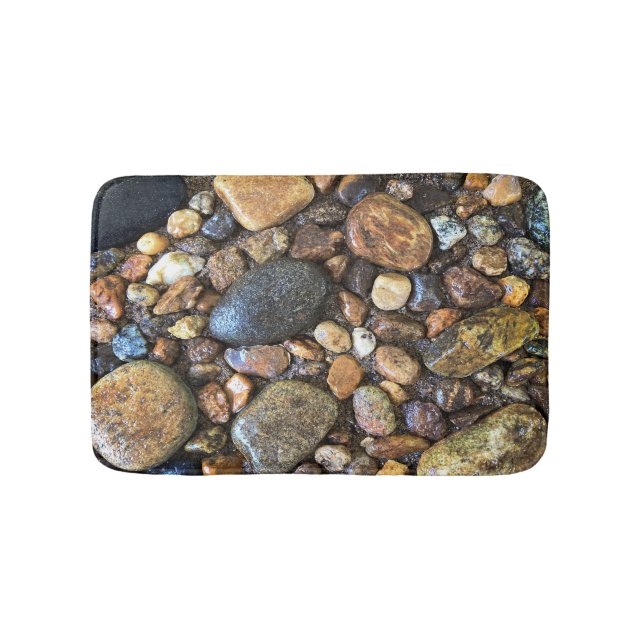 River Rocks Bath Mat Badematte (Vorderseite)