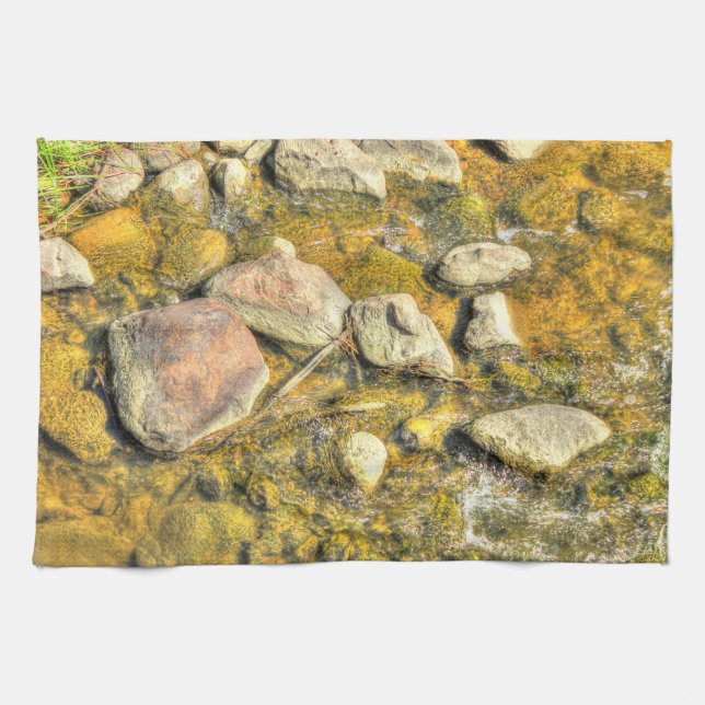 River Rocks Geschirrtuch (Horizontal)