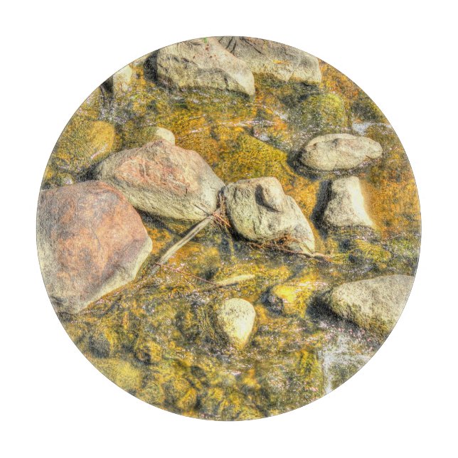 River Rocks Schneidebrett (Vorderseite)