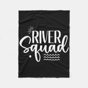 River Squad Familie passendes Sommerferien-Camping Fleecedecke