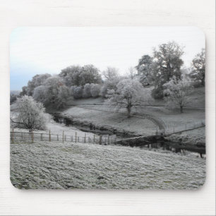 River Valley ein frostiger Morgen Mousepad