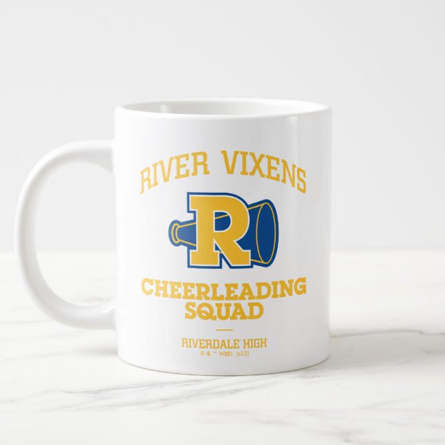 River Vixens Cheerleader Squad Jumbo-Tasse (Links)