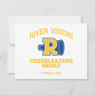 River Vixens Cheerleader Squad Mitteilungskarte