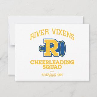 River Vixens Cheerleader Squad Mitteilungskarte