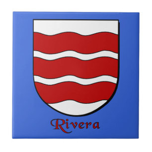 Rivera Family Shield Fliese