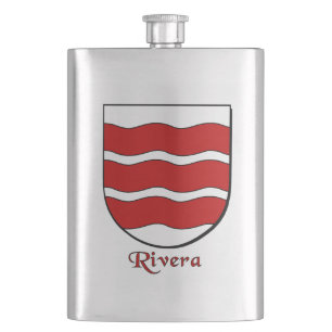 Rivera Heraldic Shield Flachmann