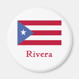 Rivera Puerto Rico Flag Magnet