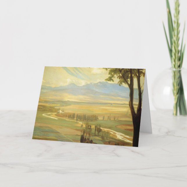 Riveras Grußkarte "Avila Morning" Karte (Vorderseite)