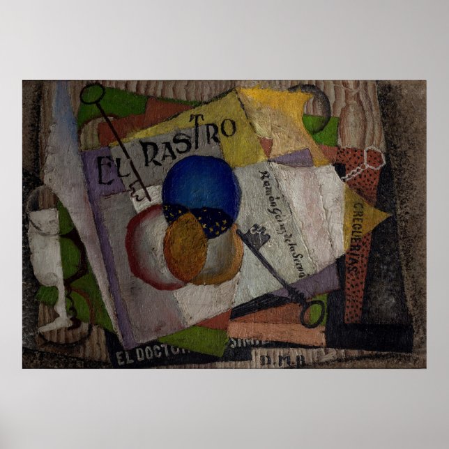 Riveras Kunstposter "El Rastro" Poster (Vorne)