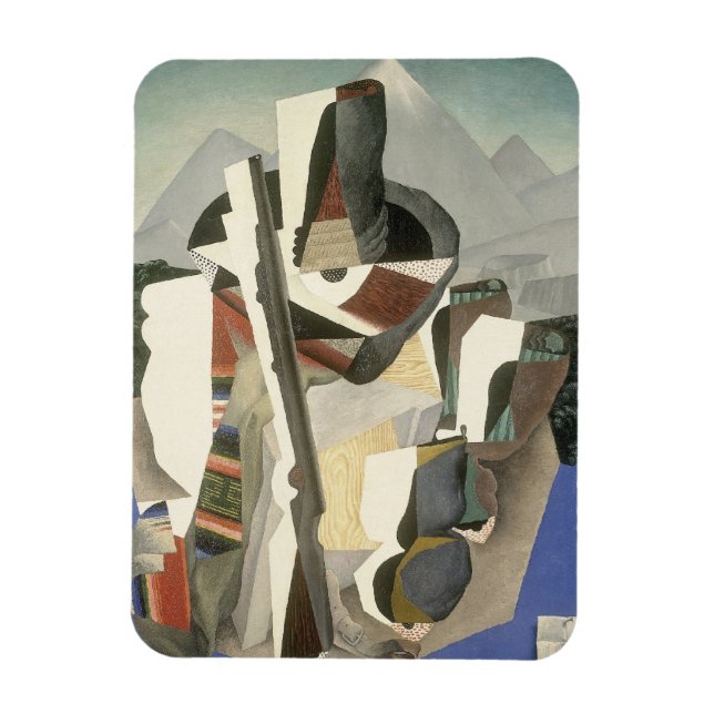 Riveras Magnet "Landschaft im zapatistischen Stil" (Vertikal)