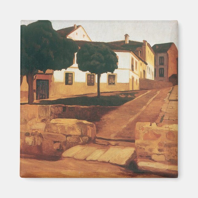 Riveras Magnet "Straße in Avila" (Vorne)