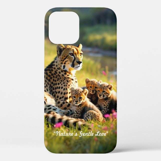 "Riverbank Cheetah Encounter" Case-Mate iPhone Hülle (Rückseite)
