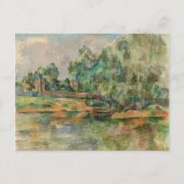 Riverbank von Paul Cezanne Postcard Postkarte
