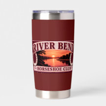 RiverBend HorseShoe Club Becher