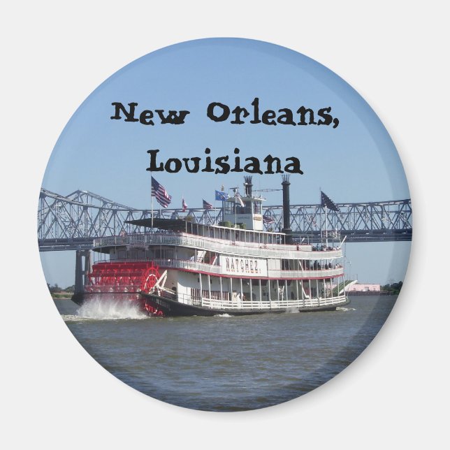 Riverboat in New Orleans Magnet (Vorne)