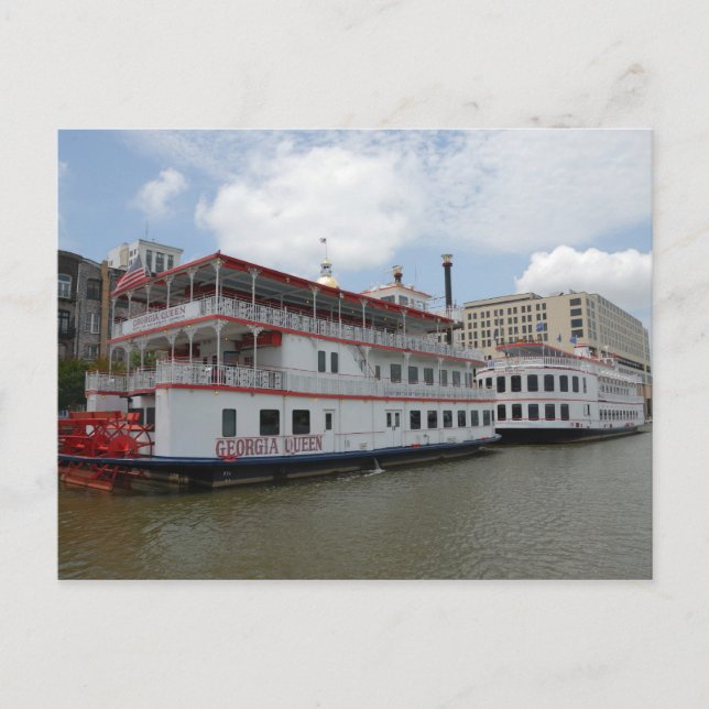 Riverboats Postkarte (Vorderseite)