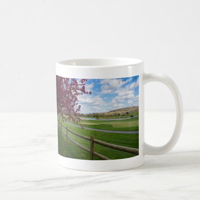 Rivercut in der Frühlingskaffee-Tasse Kaffeetasse (Rechts)