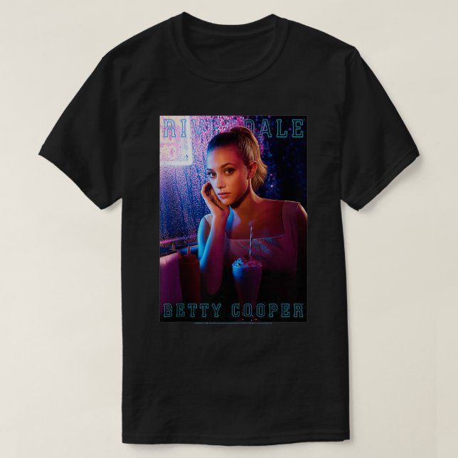 Riverdale Betty Cooper Zip T-Shirt (Design vorne)