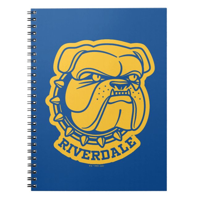 Riverdale Bulldog Head Notizblock (Vorderseite)